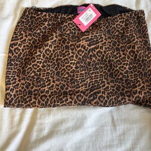 Leopard Print Skirt